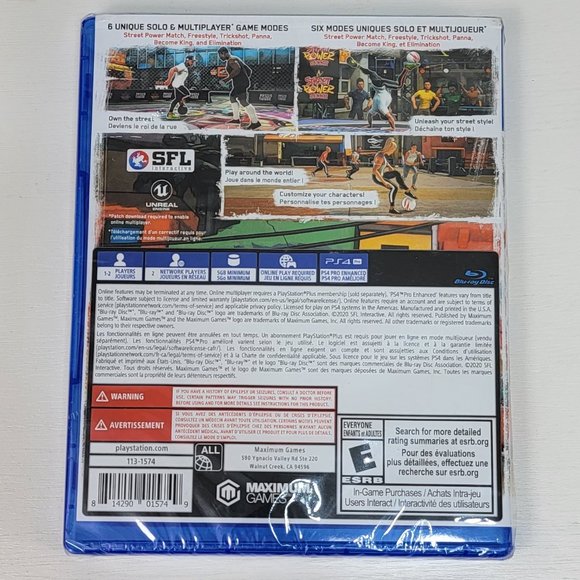 Street Power Soccer Playstation 4 PS4 Maximum Games New Sealed Hard Copy - Picture 3 of 3